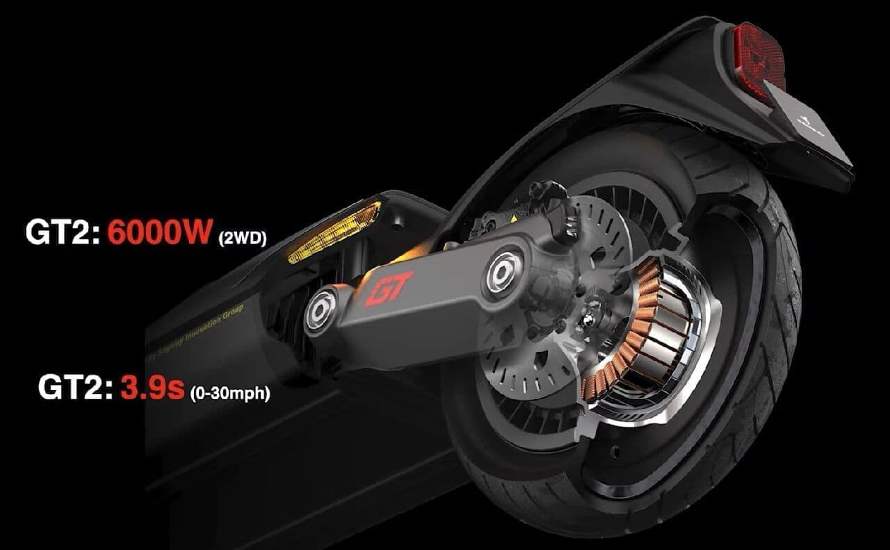 時速80kmで走れる“スーパースクーター”（電動キックボード）セグウェイ「GT2」