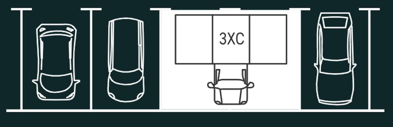 びろんと横に伸びて広さが3倍になるキャンピングトレーラーBeauer「X」シリーズに トラックの荷台に載せて使う「3XC」