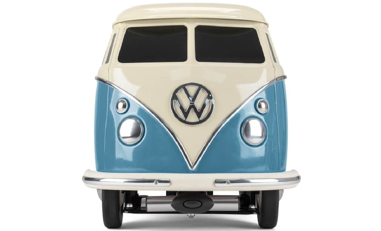 ワーゲンバス型の「クーラーボックス VW T1バス」に限定カラー「ブルー」