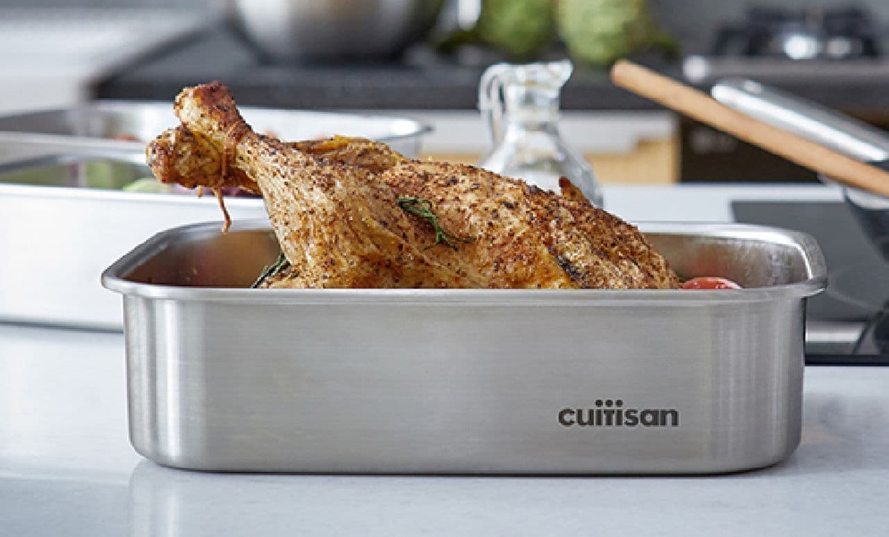 オーブンはもちろん電子レンジでも使えるステンレス製の保存・調理容器「Cuitisan」4月15日販売開始