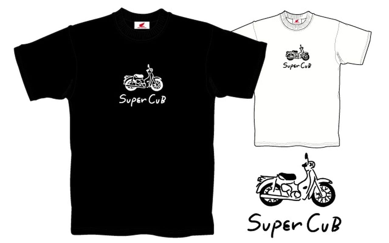 ホンダ「スーパーカブ」Tシャツに新デザイン！ 