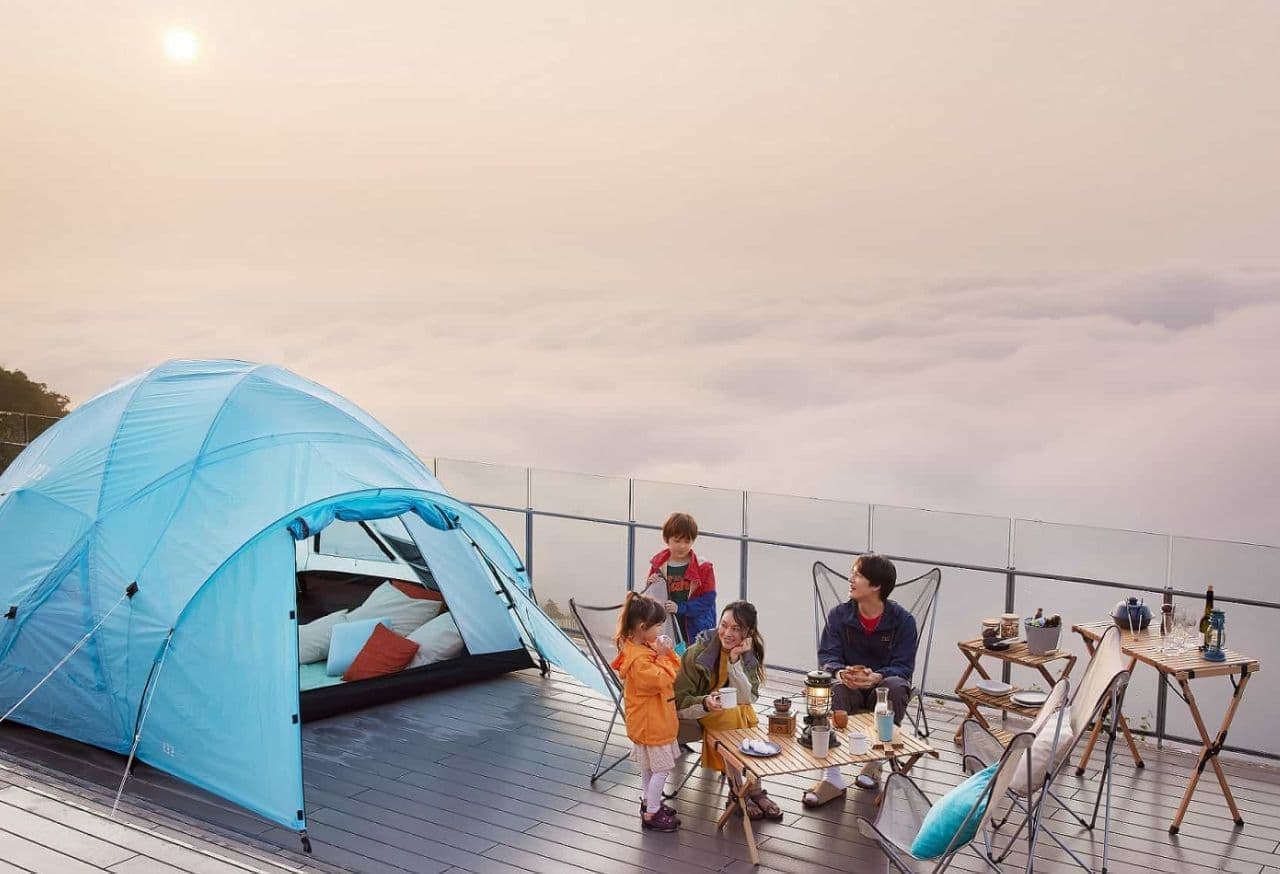目覚めたら目の前に雲海が広がる テラスに宿泊する「雲海テラスキャンプ」 星野リゾート リゾナーレトマムで実施