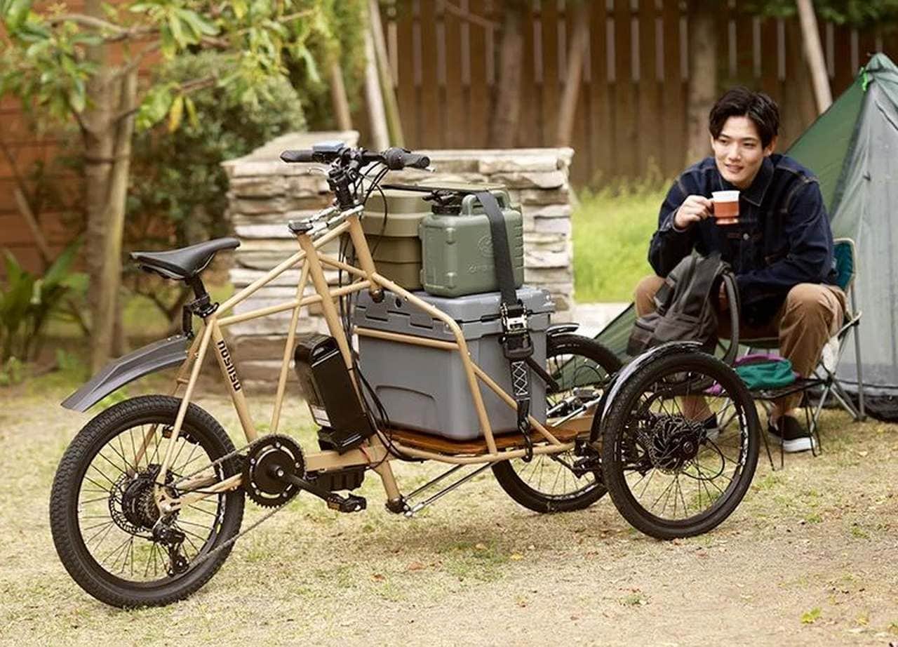 カワサキ「noslisu」シリーズに荷物をたっぷり搭載できる「noslisu 電動アシスト自転車カーゴ仕様」