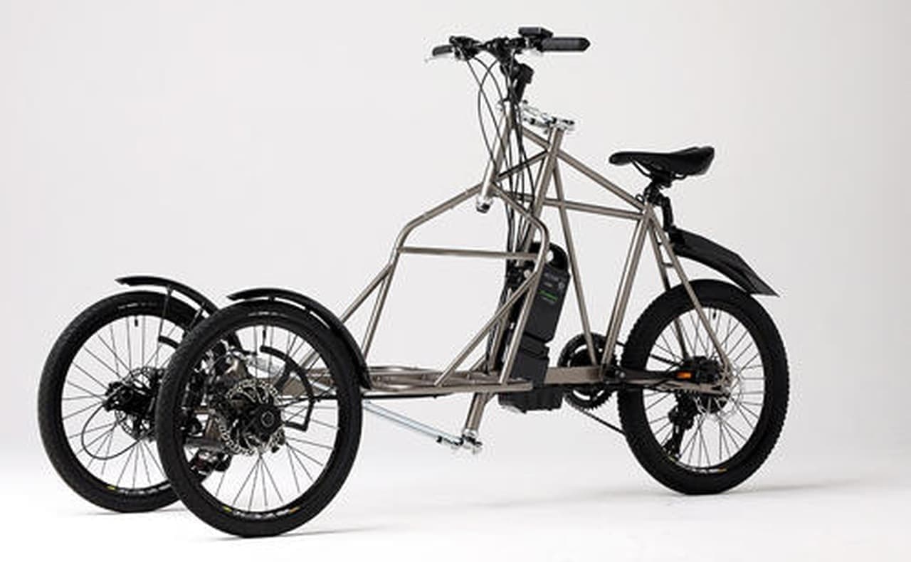 カワサキ「noslisu」シリーズに荷物をたっぷり搭載できる「noslisu 電動アシスト自転車カーゴ仕様」