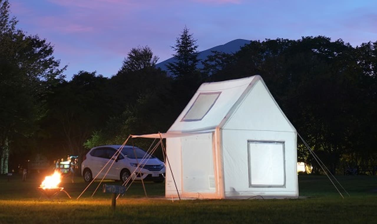 テントは空気の建築物 ポータブルエアテント「AirArchitecture」が蔦屋家電＋で展示中