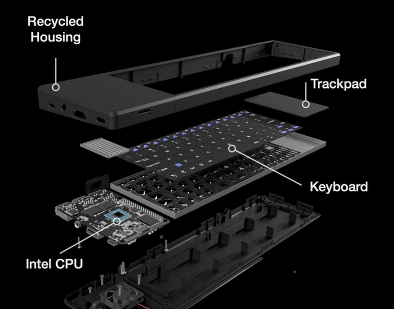 149.99ドルからのキーボード一体型PC Pentaform「Abacus」 ディスプレイを排除することで低価格を実現