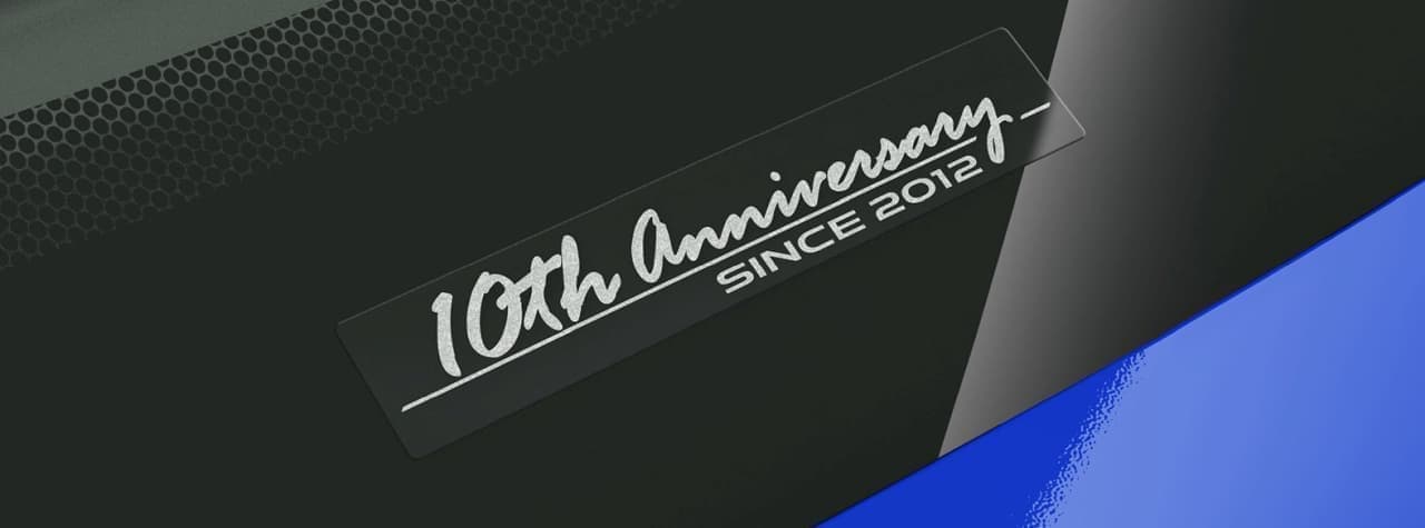 SUBARU「BRZ」の10周年を記念した特別仕様車「S “10th Anniversary Limited”」を