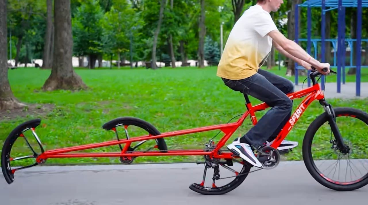 「1=0.33+0.33+0.33」を視覚的に示す自転車をウクライナのThe Qが製作 