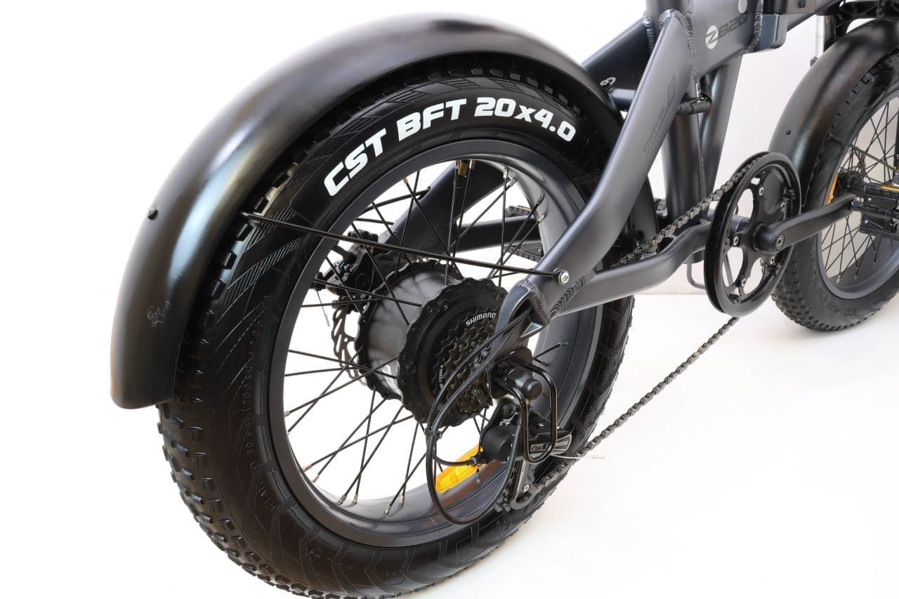 サドルが空気入れ！ 4インチのファットタイヤを履いた電動アシスト自転車「HIMO ZB20」販売開始