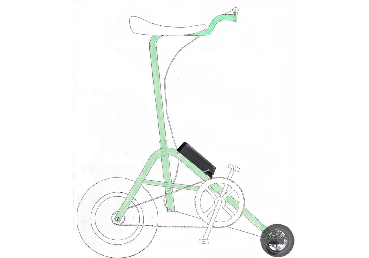 電動アシスト自転車「E Mouse」キックスクーターと自転車の良さを併せ持ったパーソナルモビリティ