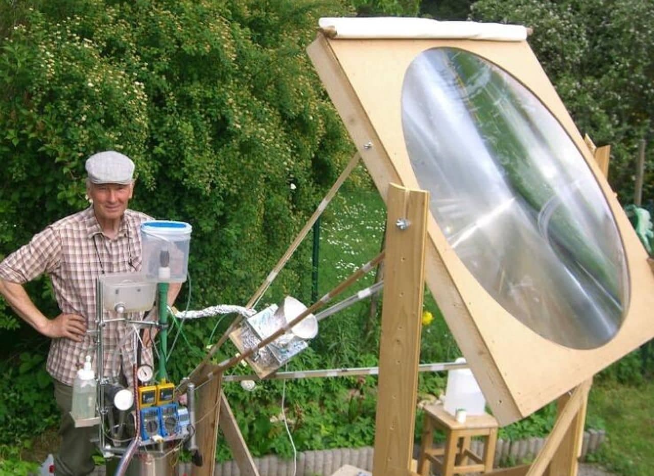 太陽光で1,000度の熱を発生する直径1メートルのフレネルレンズHW-F1000シリーズ