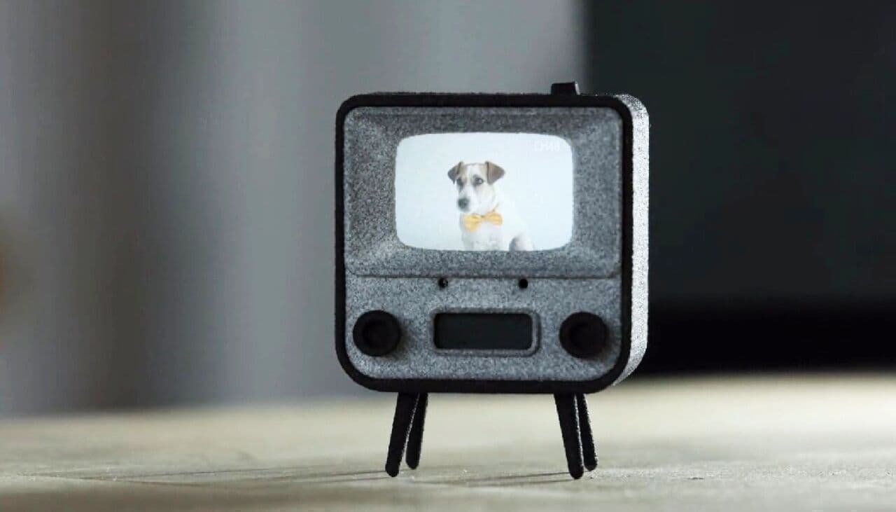 小さくてキュートなテレビ「TinyTV 2」