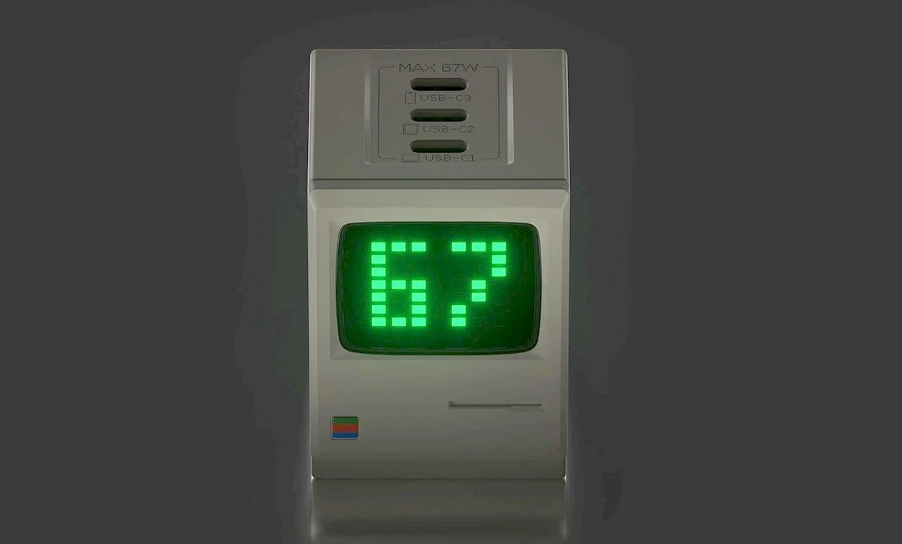 Macintosh型充電器Shargeek「RETRO 67 CHARGER」