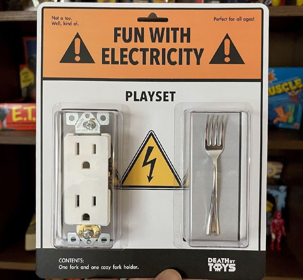【おもちゃ】 子どもの頃 コンセントにフォークを突っ込んだ思い出を安全に再現する「Fun with Electricity Playset」