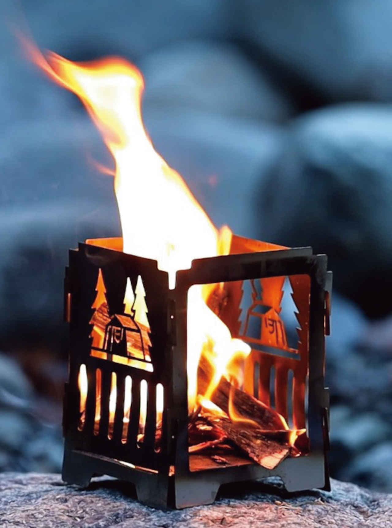 ogawa「肉も焼ける“ステンレス”焚き火台SOLO」