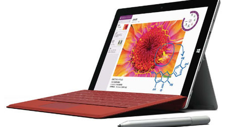 書類がいじれる・絵も描けるタブレット「Surface 3」、どこでもネットにつながる LTE モデル登場