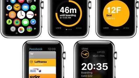 フライト情報や搭乗券など Apple Watch で確認、ルフトハンザがアプリを無料で配布
