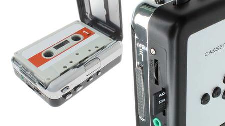 カセットテープから直接変換できる、MP3変換機能搭載カセットプレーヤー