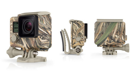 風景にとけこめ―アクションカメラ「GoPro」に迷彩柄ケース、Realtreeと提携