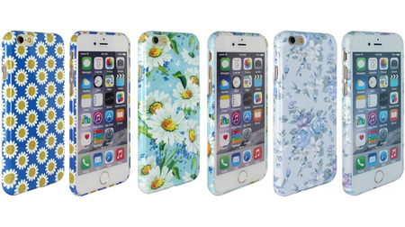 ヒマワリ、ヒナギク、オールドローズー身近な草花を描いたiPhoneケース
