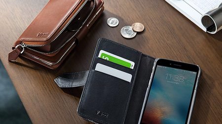 財布と合体したiPhone 6/6s用ケース--鍵やイヤホンも収納できる