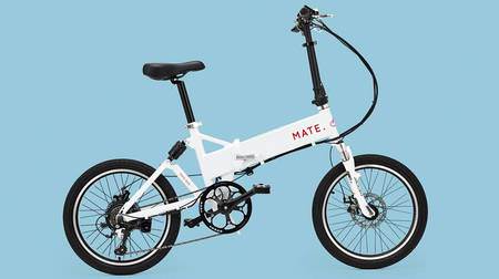 電動アシストに見えない折り畳み自転車…おしゃれな街乗り用の「MATE」