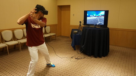 仮想現実でプロ野球選手をトレーニング―まず楽天イーグルスが導入
