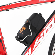自転車のボトルケージに収納できる輪行用バッグ「コンパクト輪行キャリングバッグ」、DOPPELGANGERから