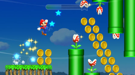 iPhoneで遊べるマリオ―「スーパーマリオラン」公開、片手で操作、基本無料