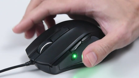 「心拍センサー」付きマウス―PC作業中に体調チェック、一定値超えると警告