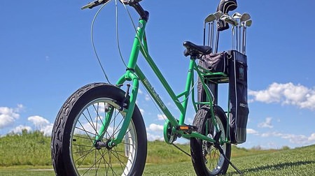ゴルフ専用自転車「Golf Bike」…ゴルフカート使用時の3倍のカロリーを消費