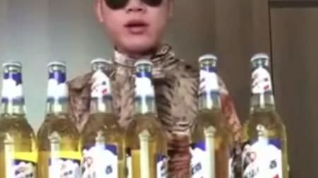【プレミアムフライデーは、ネタ動画】ビールを6本、一気に飲む男…その方法とは？