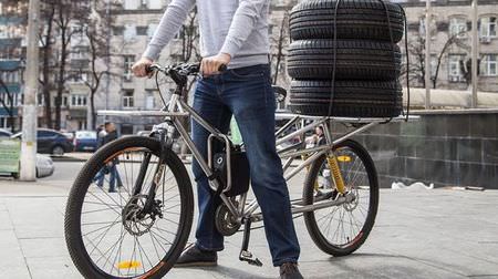 20キロのお米、4袋を運べる電動アシスト自転車「VoltyCo」…クルマの代わりに使える自転車を目指して
