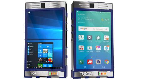 この1台に、Windows PCとスマホが…Trinity Smartphone PCには、「IntelもARMも入ってる！」