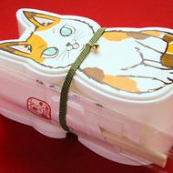 ネコ型弁当箱に入った『福ねこ弁当』新登場！…3匹の保護ネコがモデルに