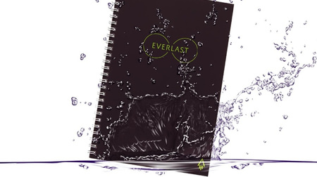 “半永久的に使える”ノート「エバーラスト」日本上陸―水でふくと文字が消え、また書ける！