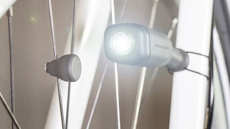 バッテリーのいらない自転車用ライト「CIO」…自転車での昼間点灯を目指して