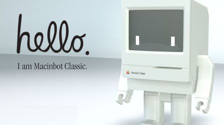初代Macintoshをモデルにしたフィギュア「Macinbot Classic」