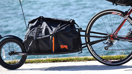 1輪の自転車用トレーラー「シングルホイールサイクルトレーラー」－IKEAやCostcoでの買い物に便利かも？