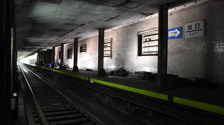「幻の地下鉄駅」がよみがえる―12月限定でライトアップ