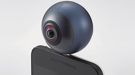 360度撮影できるカメラ「OMNI shot mini（オムニショットミニ）」―Android機に対応