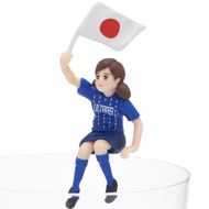 サッカー日本代表を応援するフチ子さん―カプセルトイ「コップのフチ子 ULTRAS 1.5」