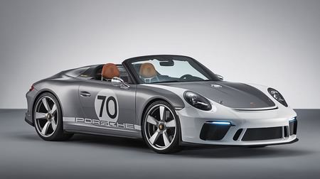 ポルシェのスポーツカー70周年を祝う「911スピードスターコンセプト」