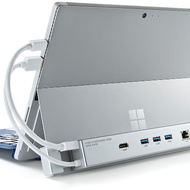 Surface Proを拡張するUSBハブ「USB-3HSS3S」―HDMI、LANポート付き