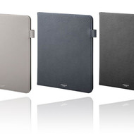 新型iPad Proを守る合成皮革ケース―サフィアーノレザー調