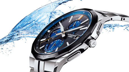 カシオ、ケース厚9.5mmの薄型腕時計「OCW-S5000／S5000E」