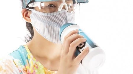 スポーツ中の給水に ― マスクをしたまま水を飲める Pandani「ウォーターマスク」発売