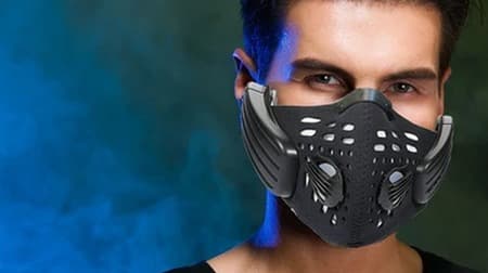 骨伝導スピーカー付きのマスク「Bone Conduction Audio Mask」 － ランニングやサイクリングに