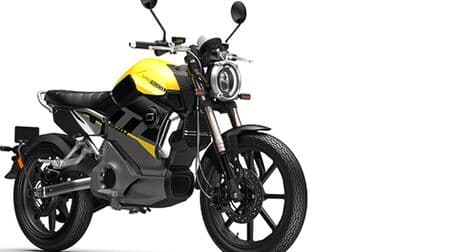 カフェレーサースタイルの電動バイク「TC MAX」に新色追加！ 「ブラスオレンジ」「ゴールデンイエロー」「ナルドグレイ」の3色