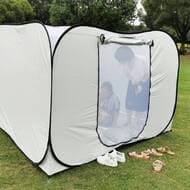 大雨に備えて買っておきたい ― 避難所用テントがCAMPFIREに登場